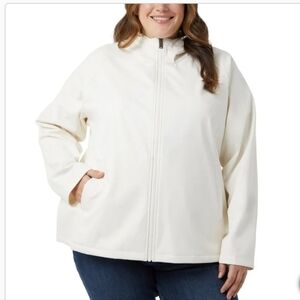 NWT 32 Degrees Women's Cream Soft Shell Jacket 3X, Nwt